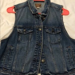 American Eagle Denim Vest